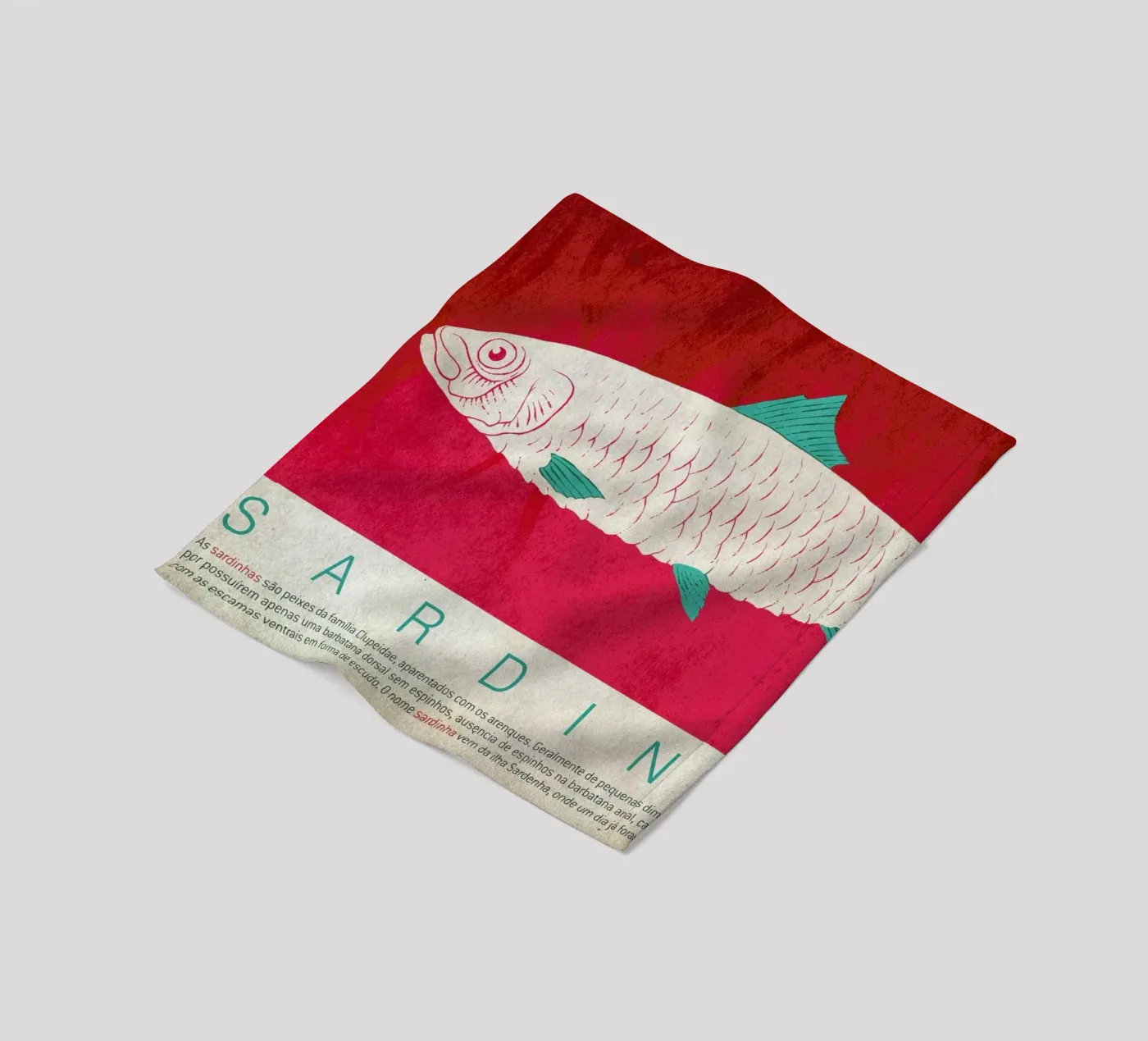 Sardinhas Fleecedecke von Kuba Gornowicz