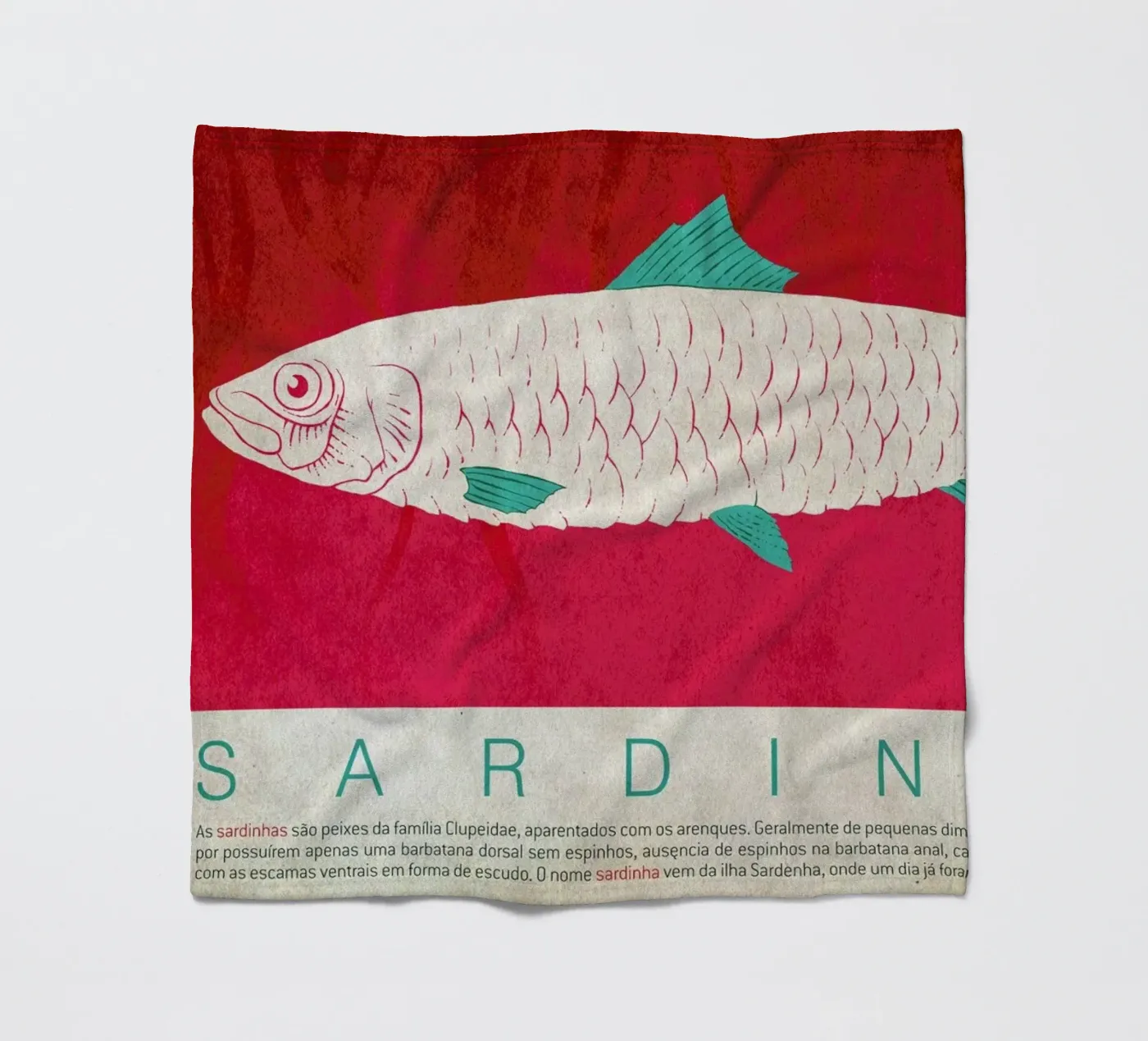 Sardinhas Fleecedecke von Kuba Gornowicz