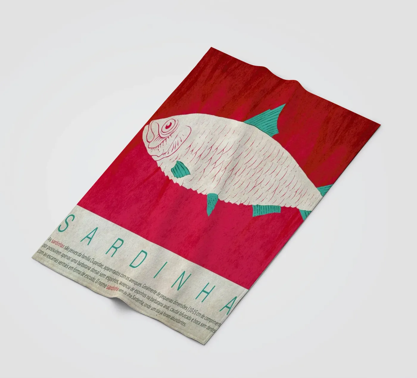 Sardinhas Fleecedecke von Kuba Gornowicz