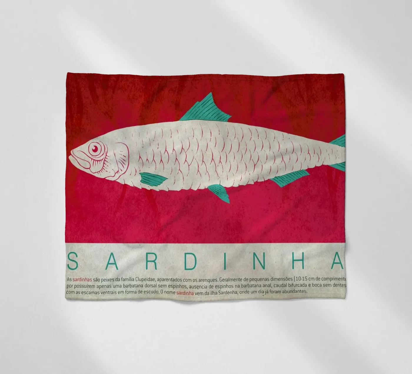 Sardinhas Fleecedecke von Kuba Gornowicz