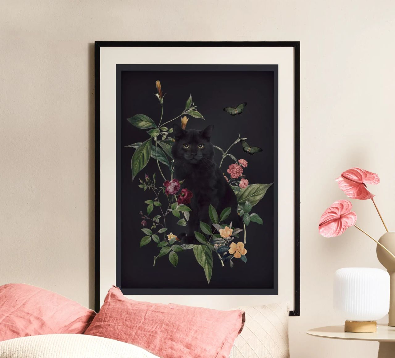 Garden Cat 2 poster by dada22