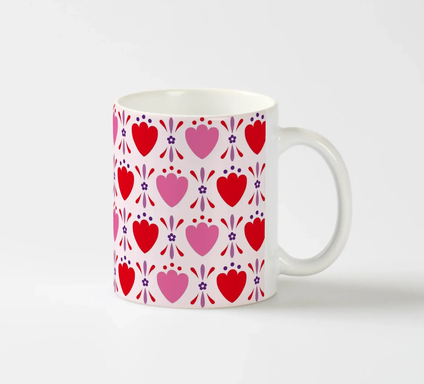 Muster 02 Keramik Tasse von Looks n Brains