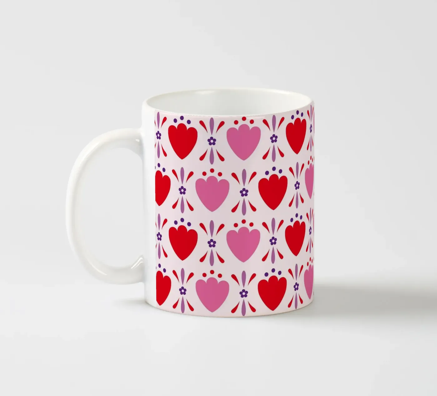 Muster 02 Keramik Tasse von Looks n Brains