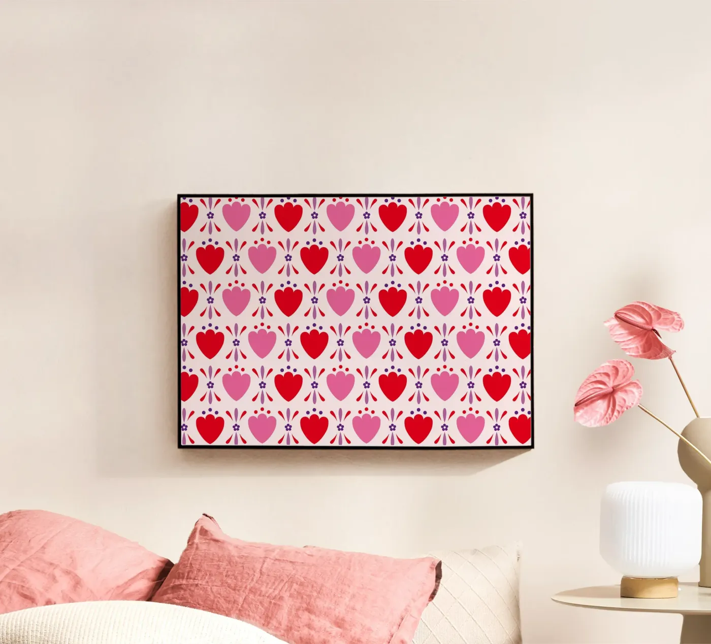 Pattern 02 Acryl-Glas von Looks n Brains