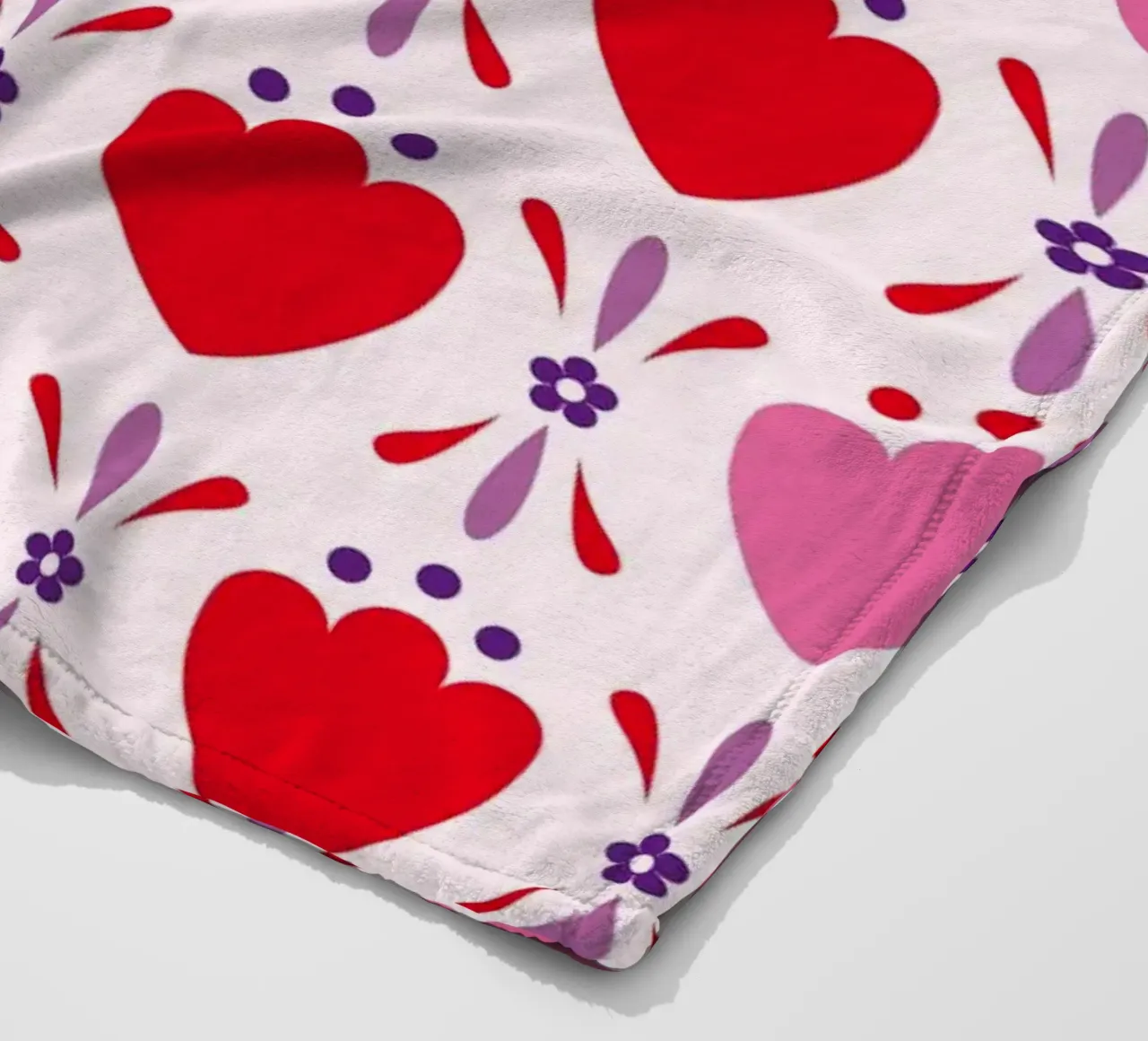 Pattern 02 fleece blanket by Looks n Brains