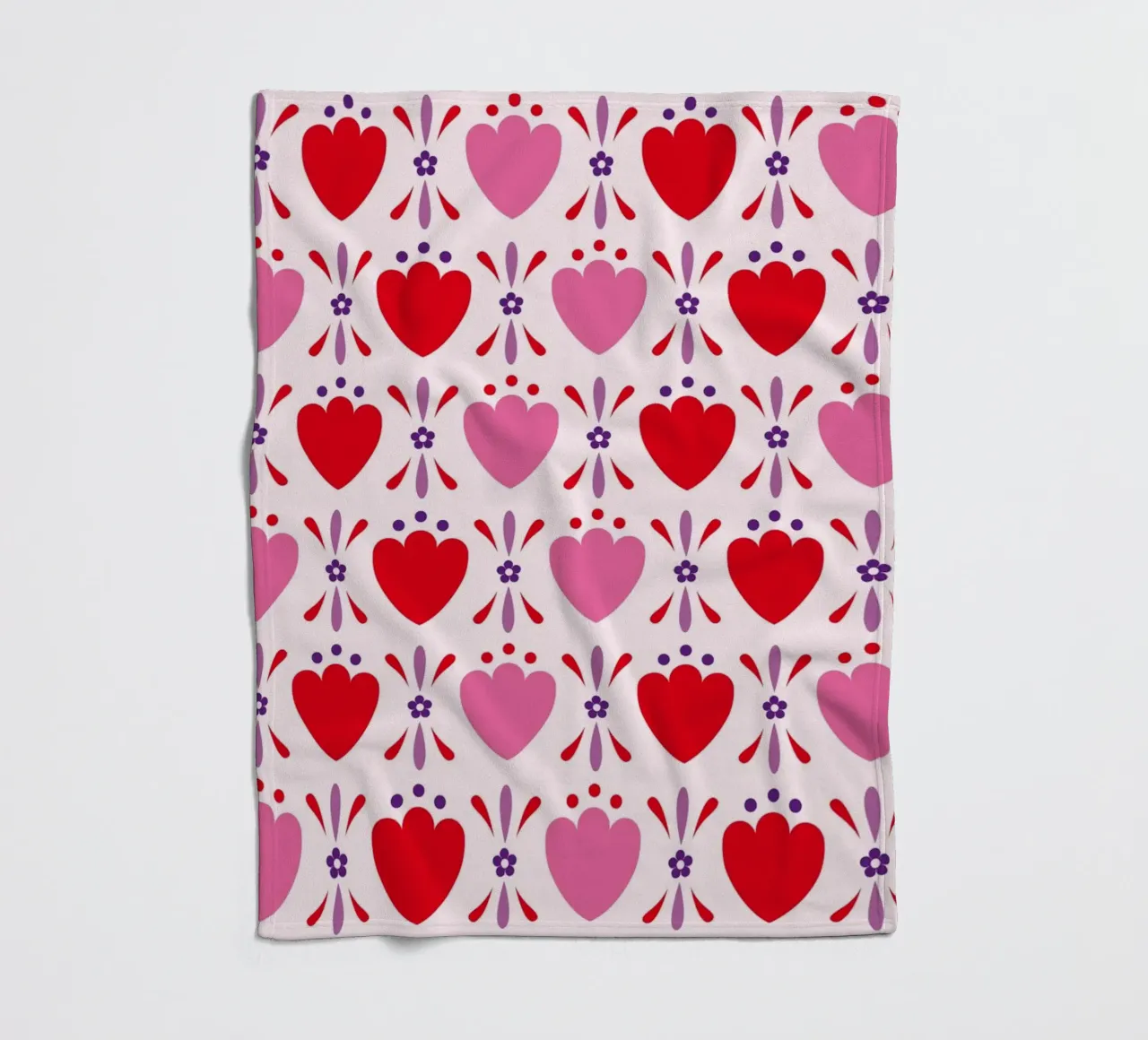 Pattern 02 fleece blanket by Looks n Brains