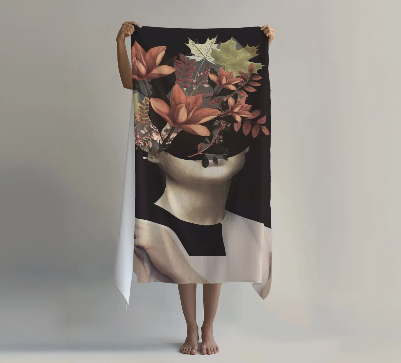 Bellezza floreale 29 telo mare da dada22