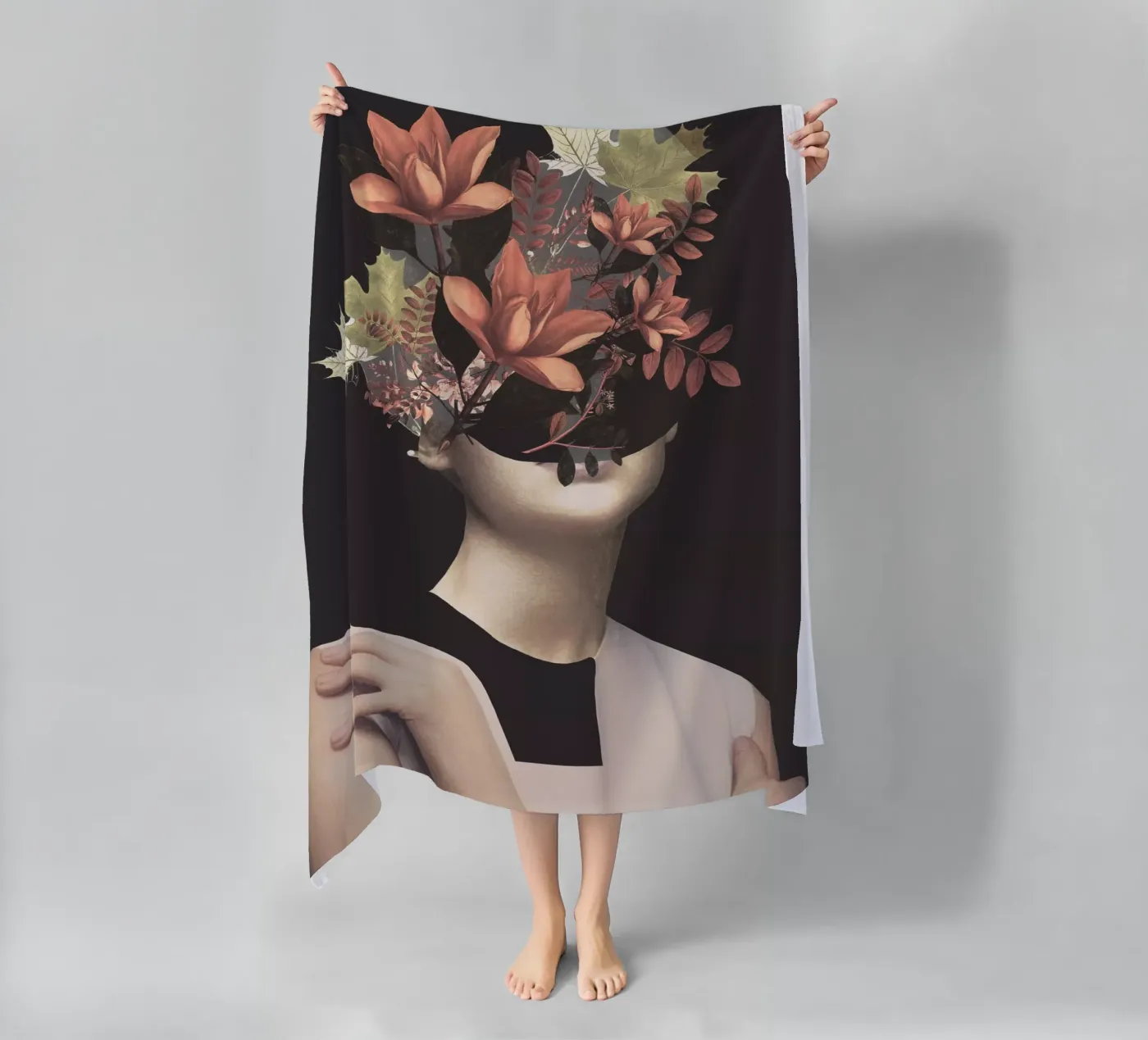 Bellezza floreale 29 telo mare da dada22