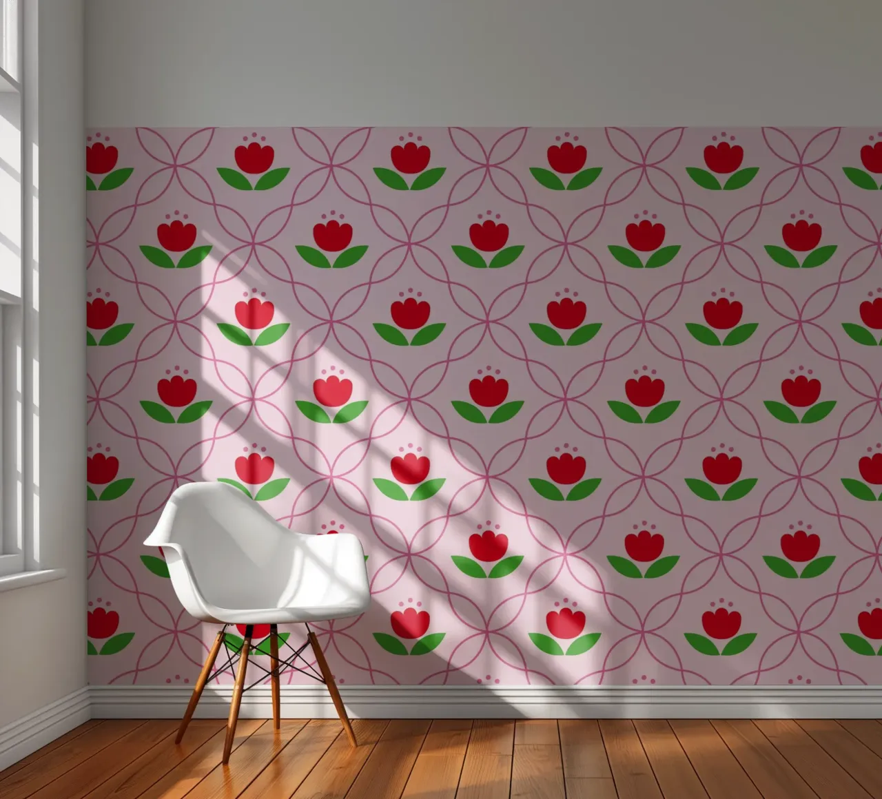 Pattern 04 fotobehang van Looks n Brains