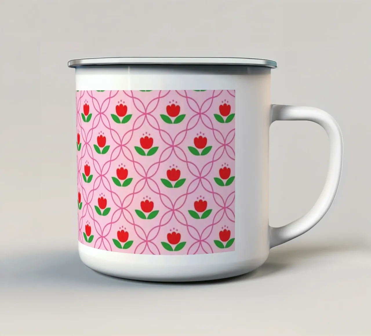 Modello 04 tazza in smalto da Looks n Brains