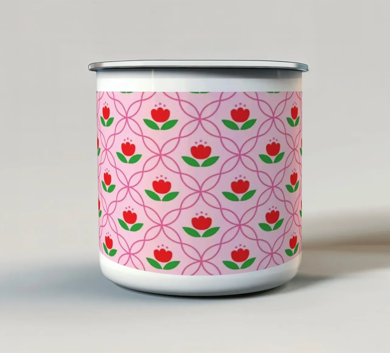 Modello 04 tazza in smalto da Looks n Brains