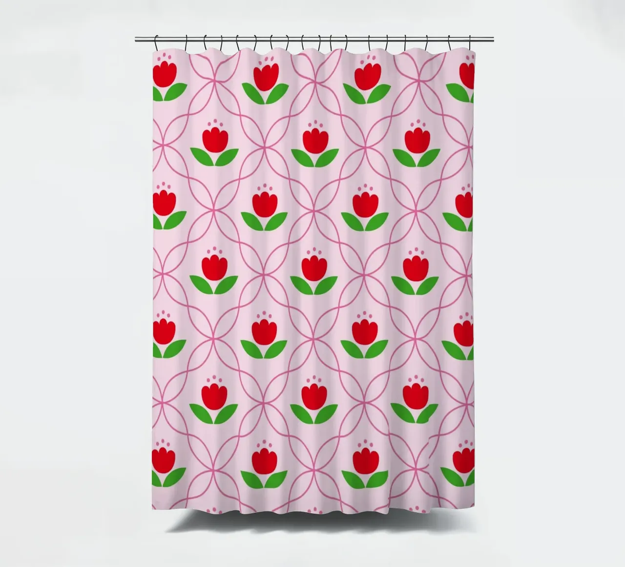 Muster 04 Duschvorhang von Looks n Brains