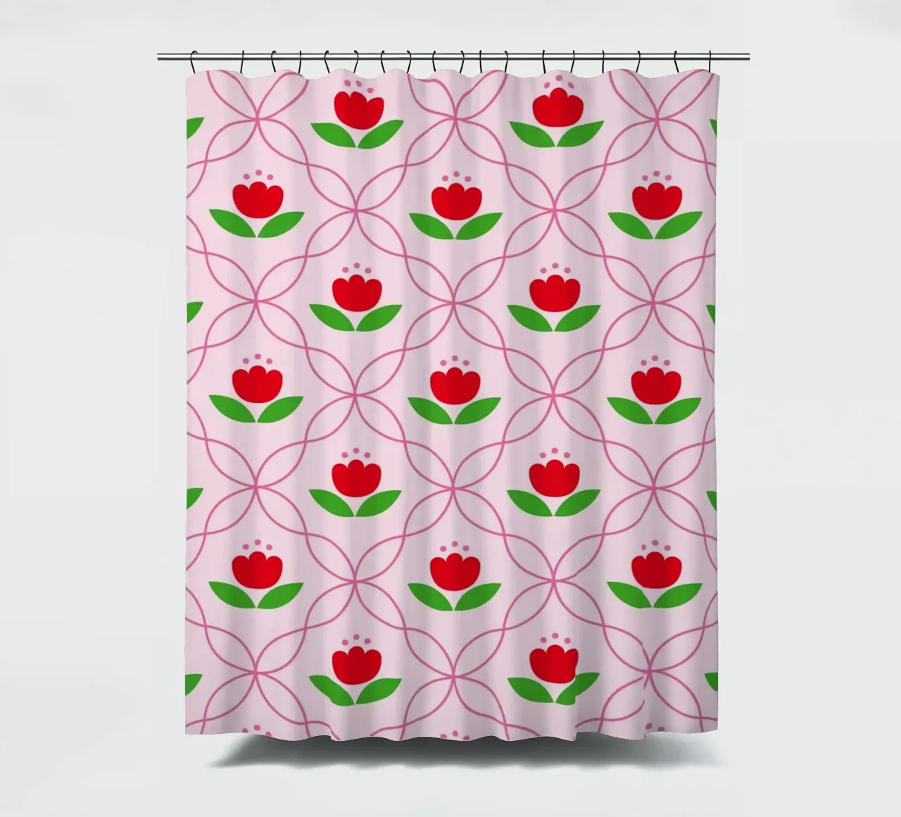 Muster 04 Duschvorhang von Looks n Brains