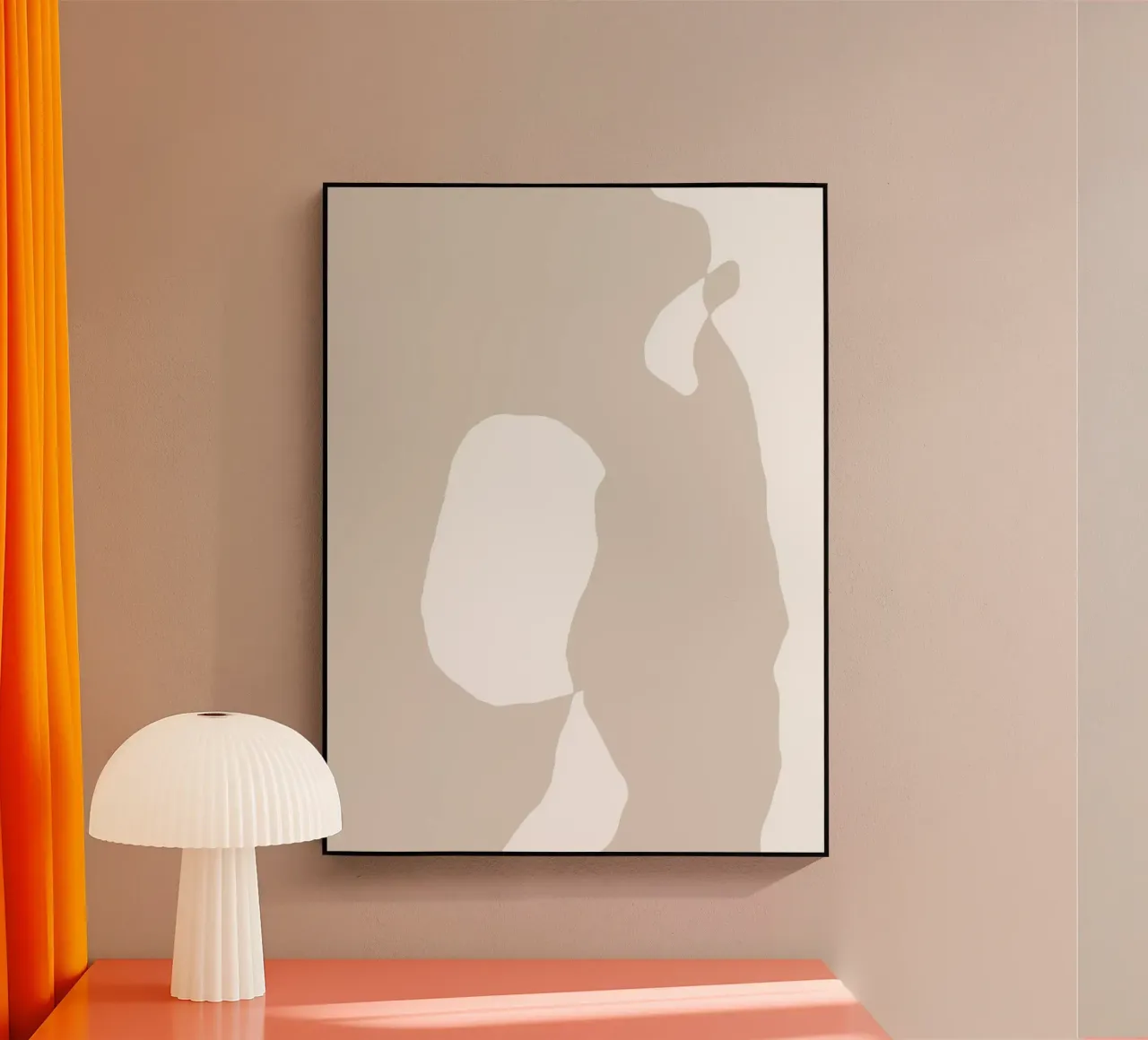 Shapes 2 | Neutral & White Minimal Abstract plexiglass da sabidussi