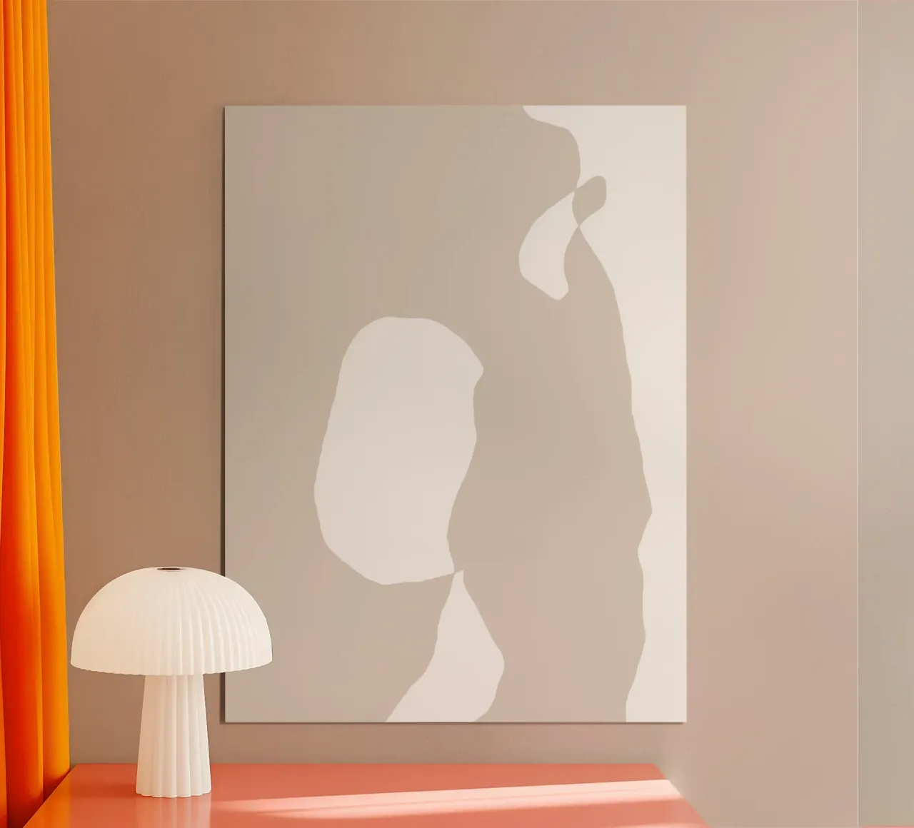 Shapes 2 | Neutral & White Minimal Abstract carta hahnemühle da sabidussi