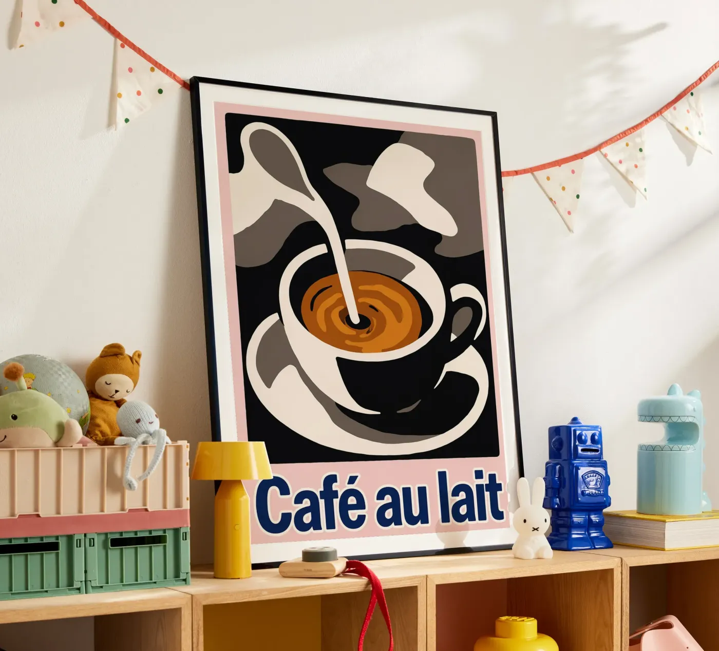 caffè con latte poster da onerules
