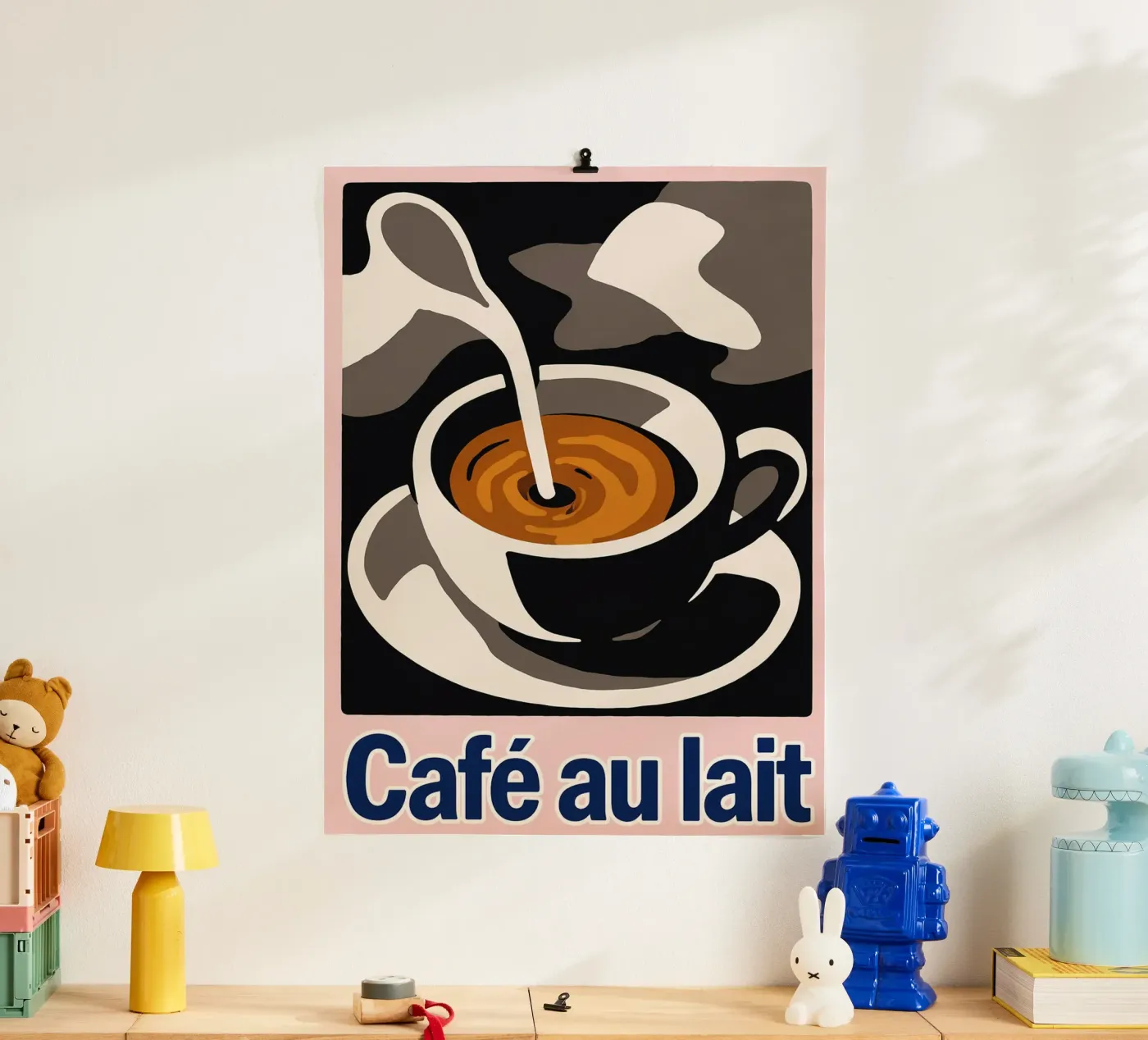 caffè con latte poster da onerules