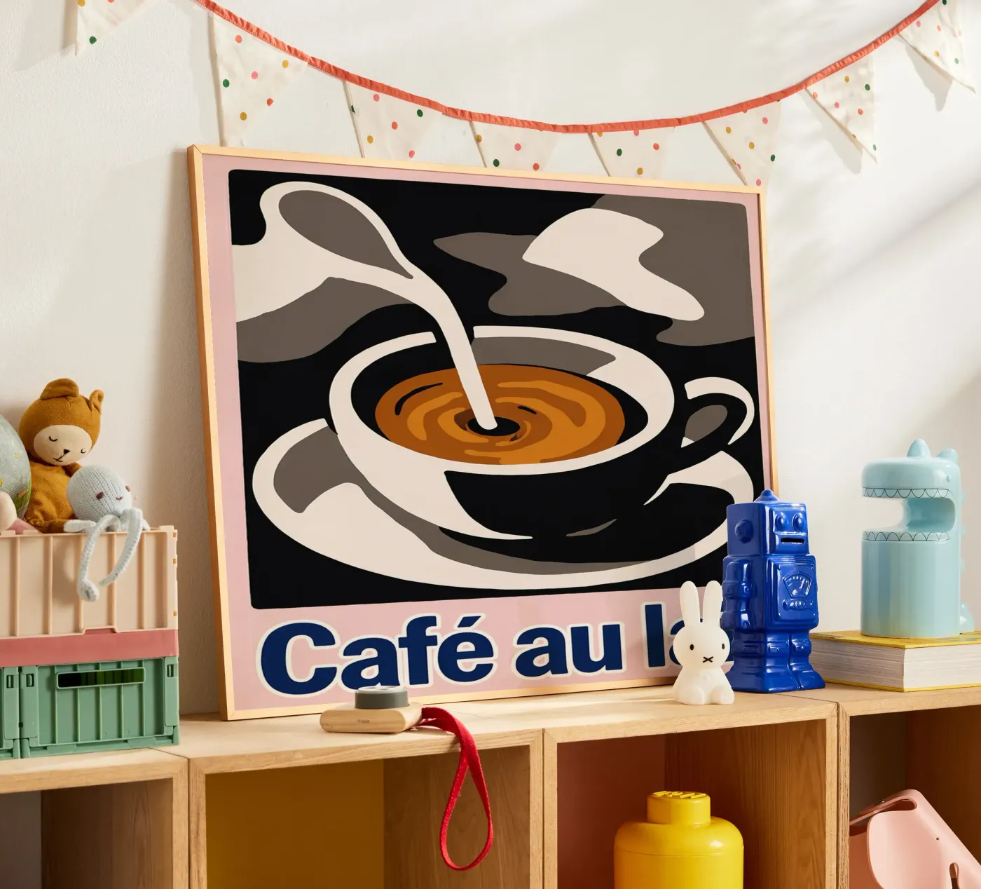 caffè con latte poster da onerules