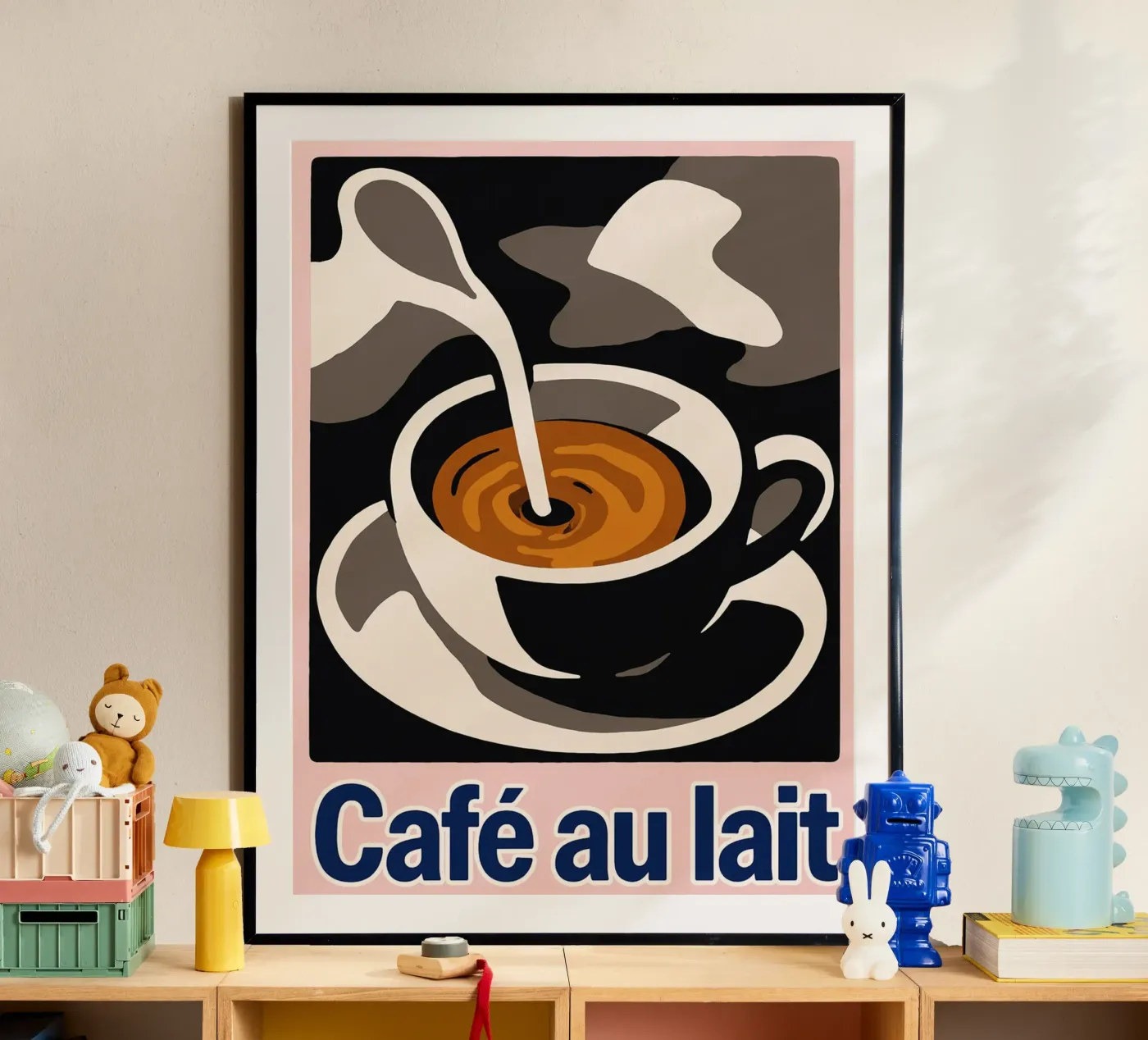 caffè con latte poster da onerules