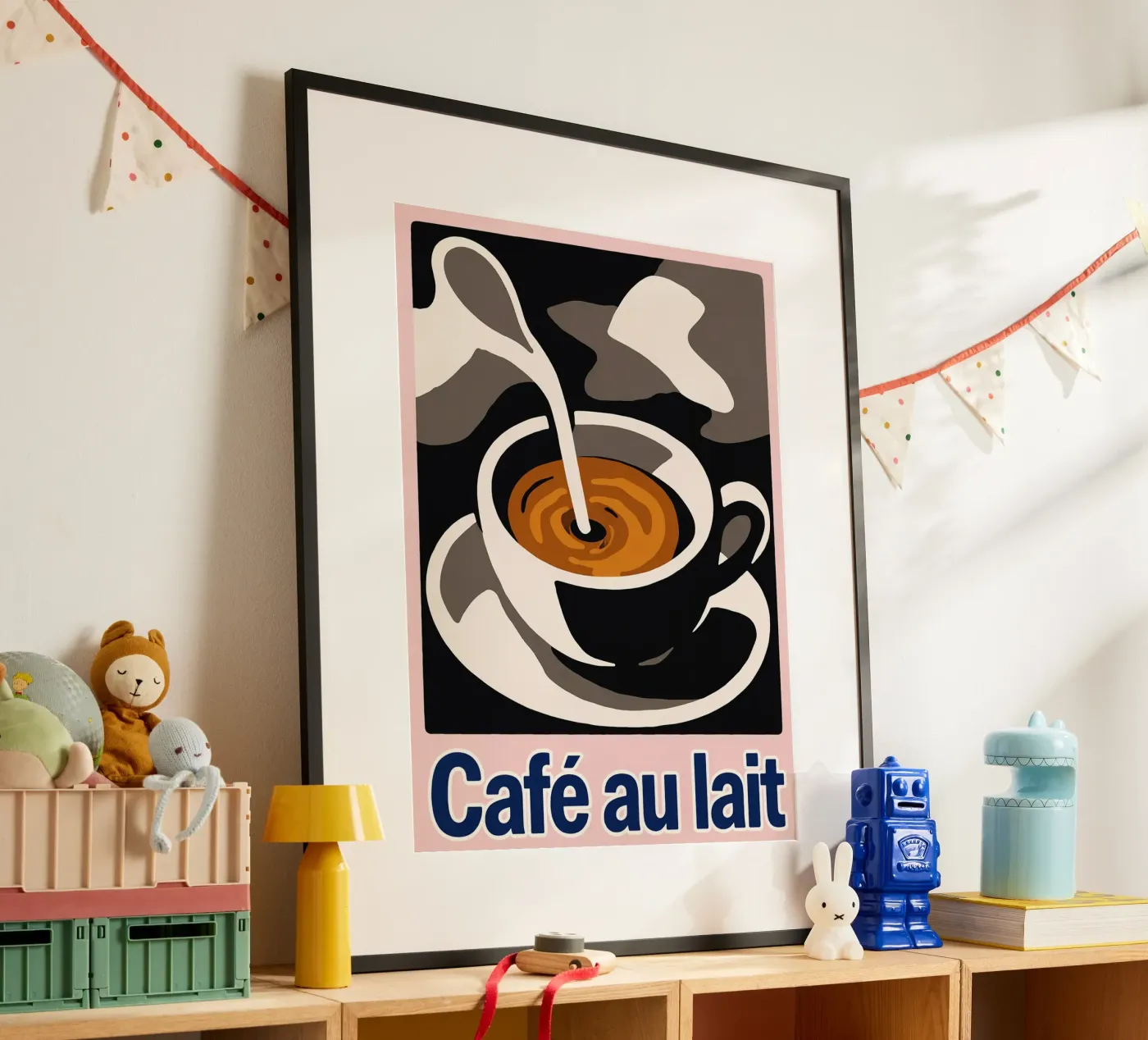 caffè con latte poster da onerules
