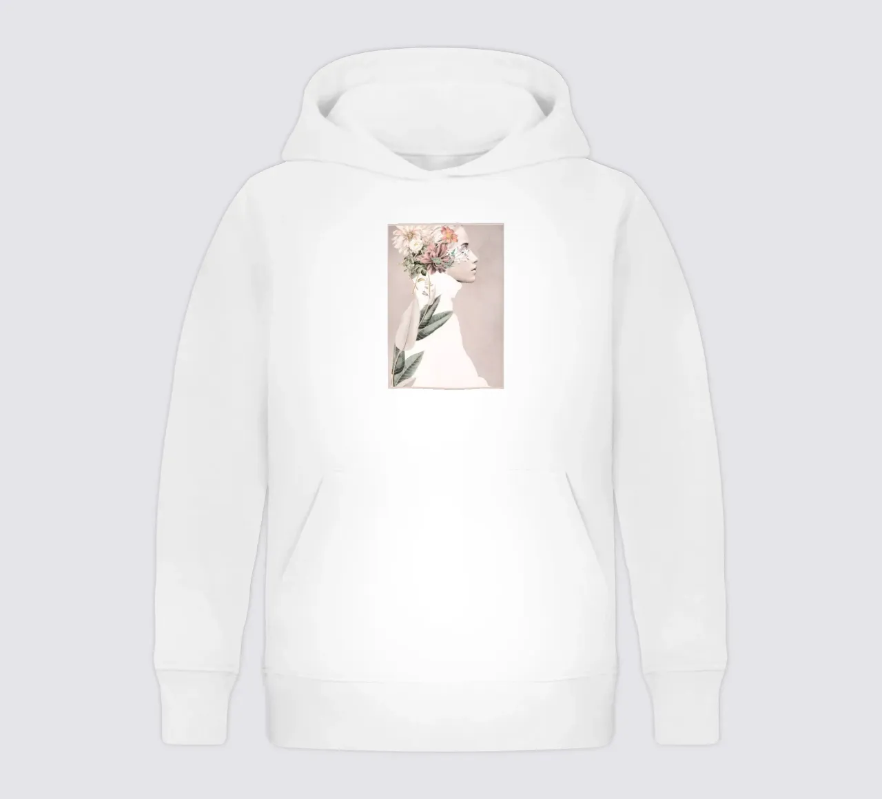 Floral Portrait 33 sweat à capuche enfant de dada22