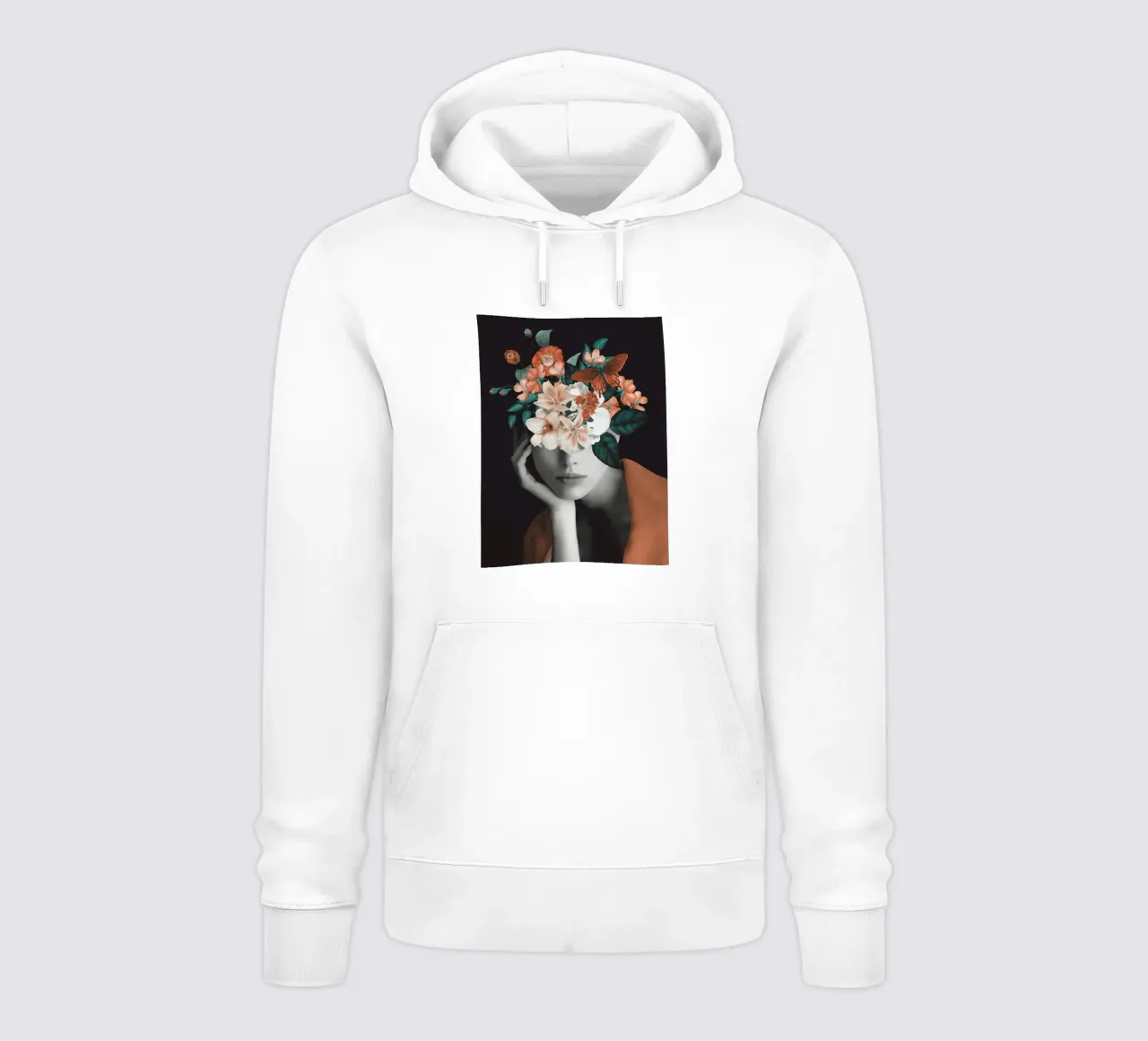 MUJER CON FLORES 7 sudadera con capucha de dada22