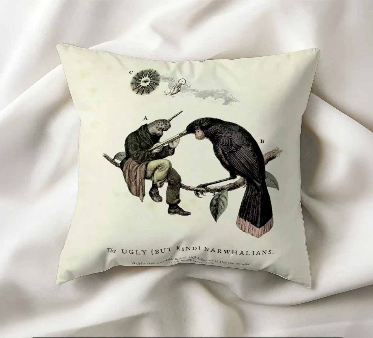 The kind narwhalians cuscino da Matteo Morelli