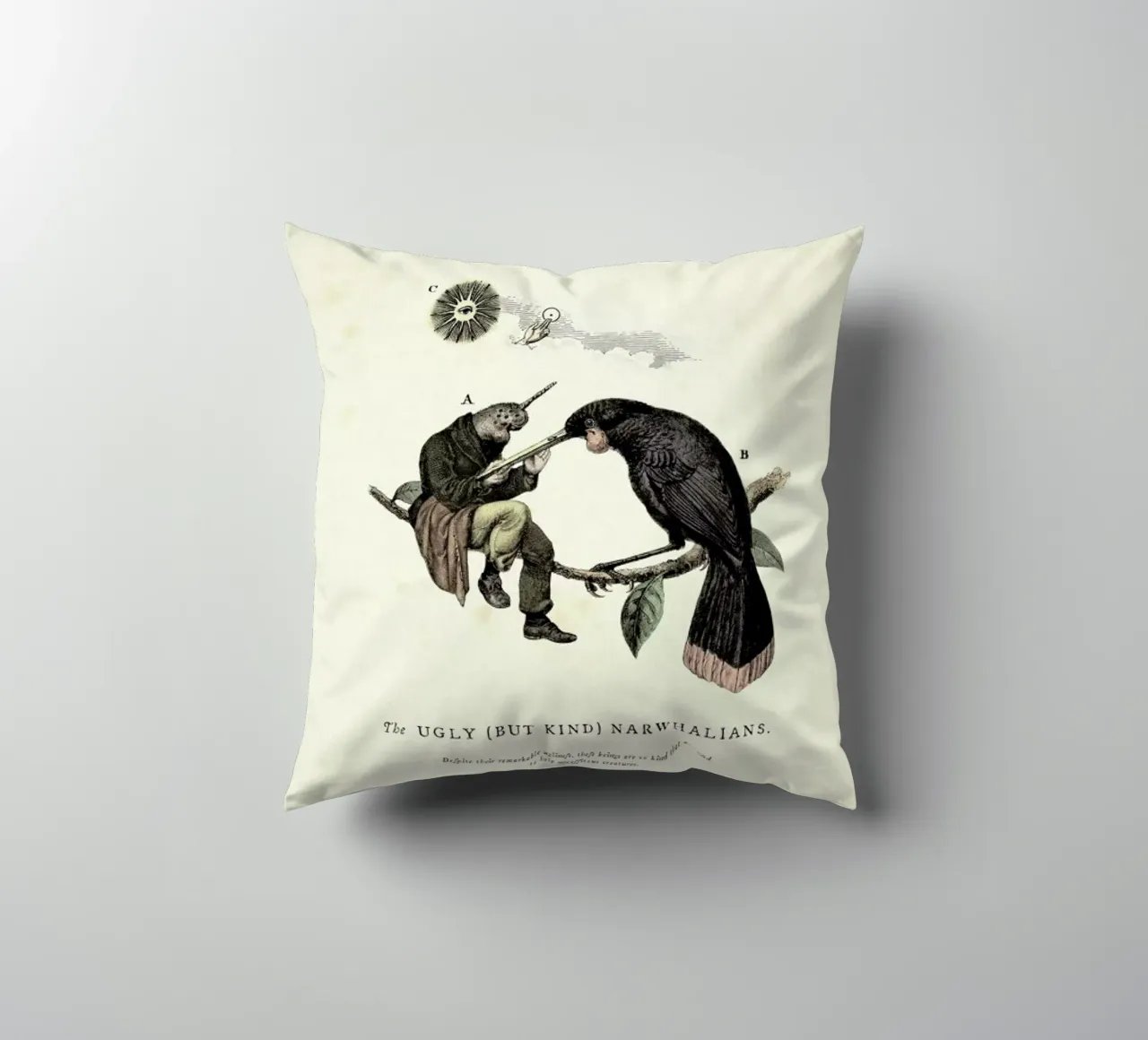 The kind narwhalians cuscino da Matteo Morelli