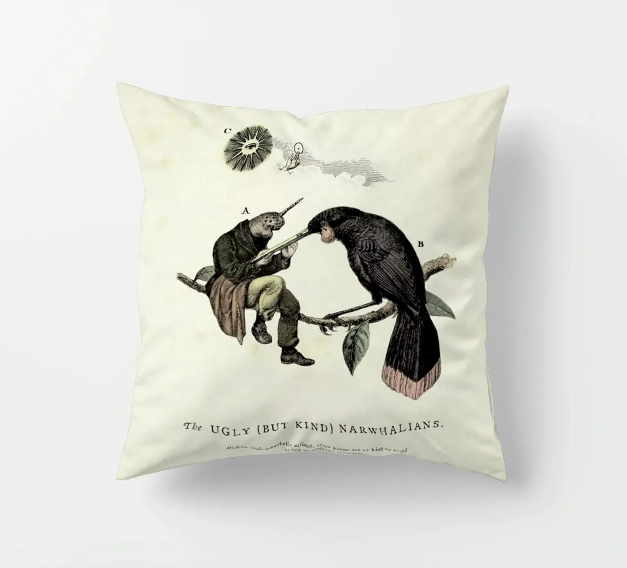 The kind narwhalians cuscino da Matteo Morelli