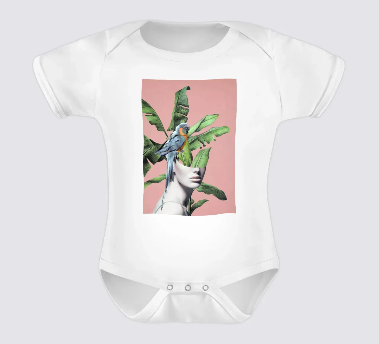 Ragazza tropicale 2 body neonato maniche corte da dada22
