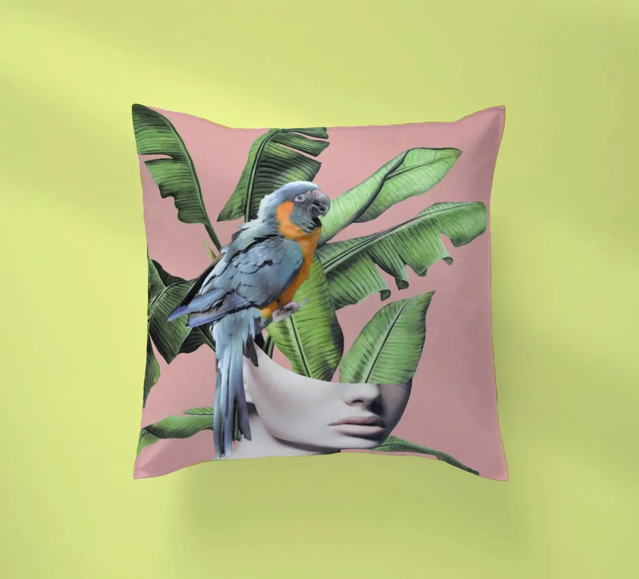 Ragazza tropicale 2 cuscino da dada22