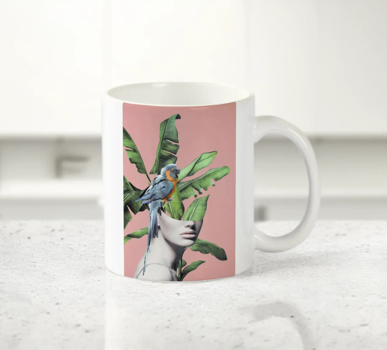 Ragazza tropicale 2 tazza in ceramica da dada22