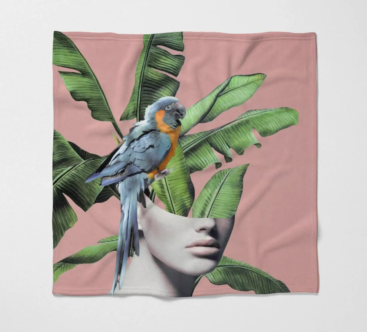 Ragazza tropicale 2 coperta in pile da dada22