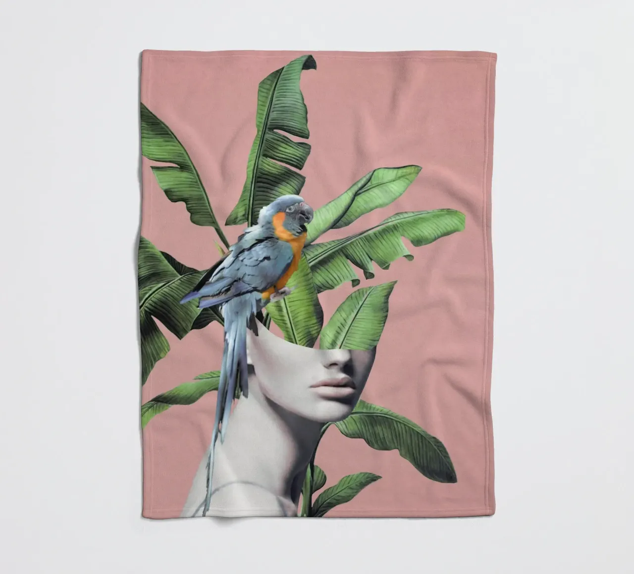 Ragazza tropicale 2 coperta in pile da dada22