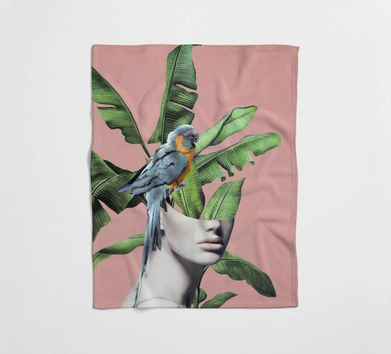 Ragazza tropicale 2 coperta in pile da dada22