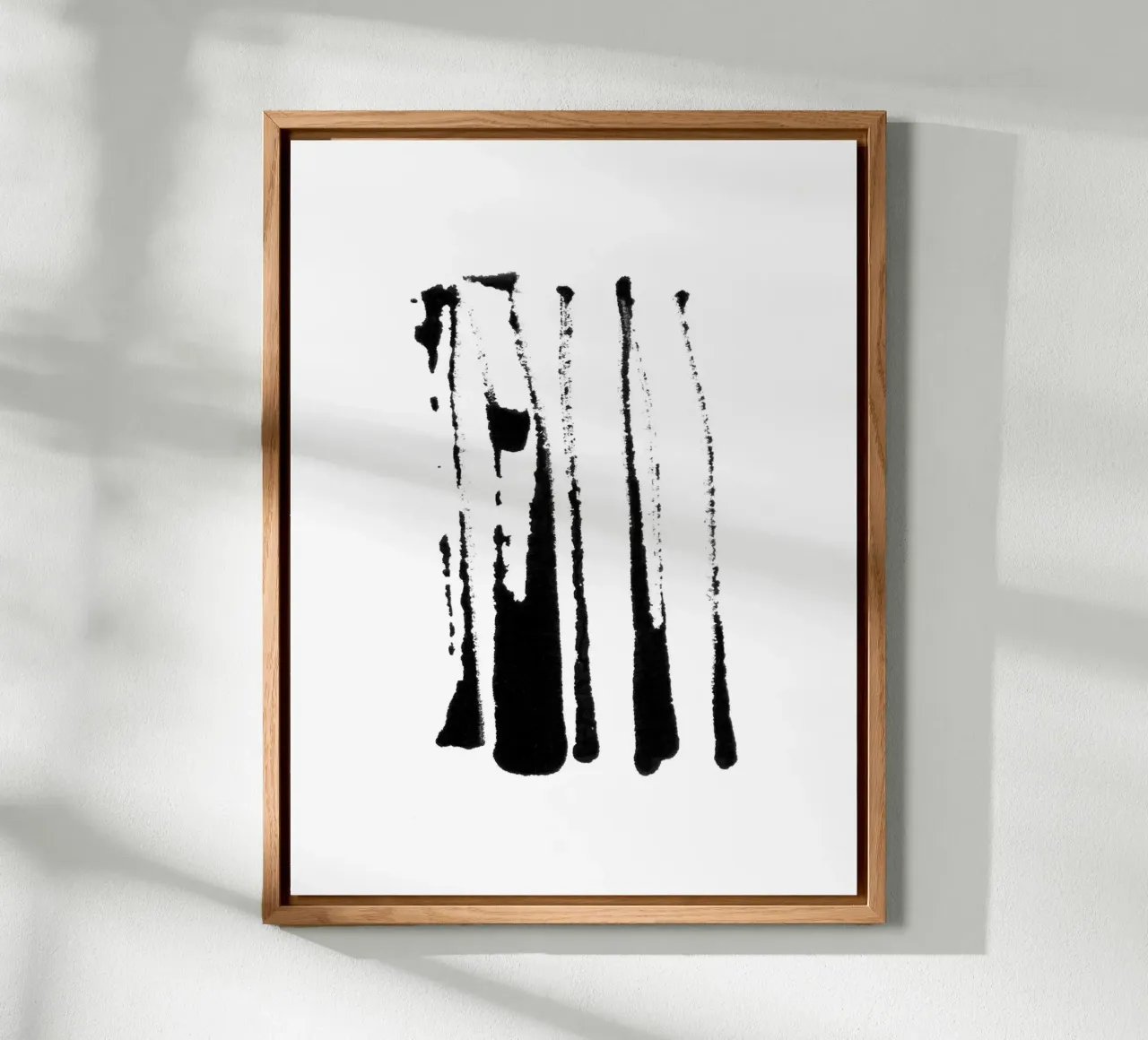 Strokes | Minimal Ink Abstract alluminio dibond da sabidussi