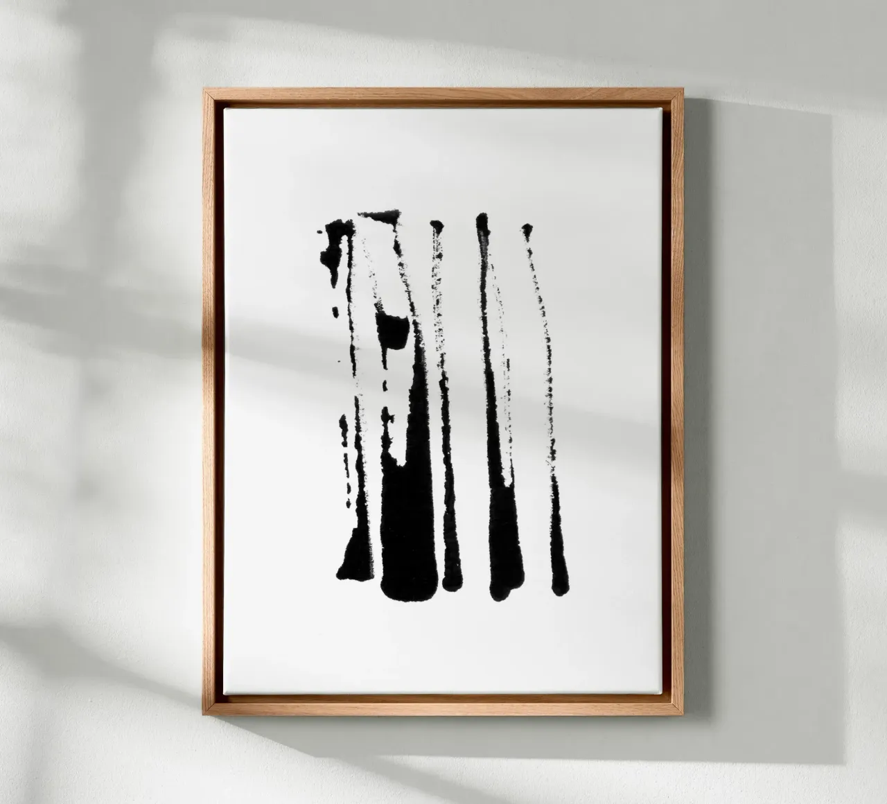 Strokes | Minimal Ink Abstract tela da sabidussi