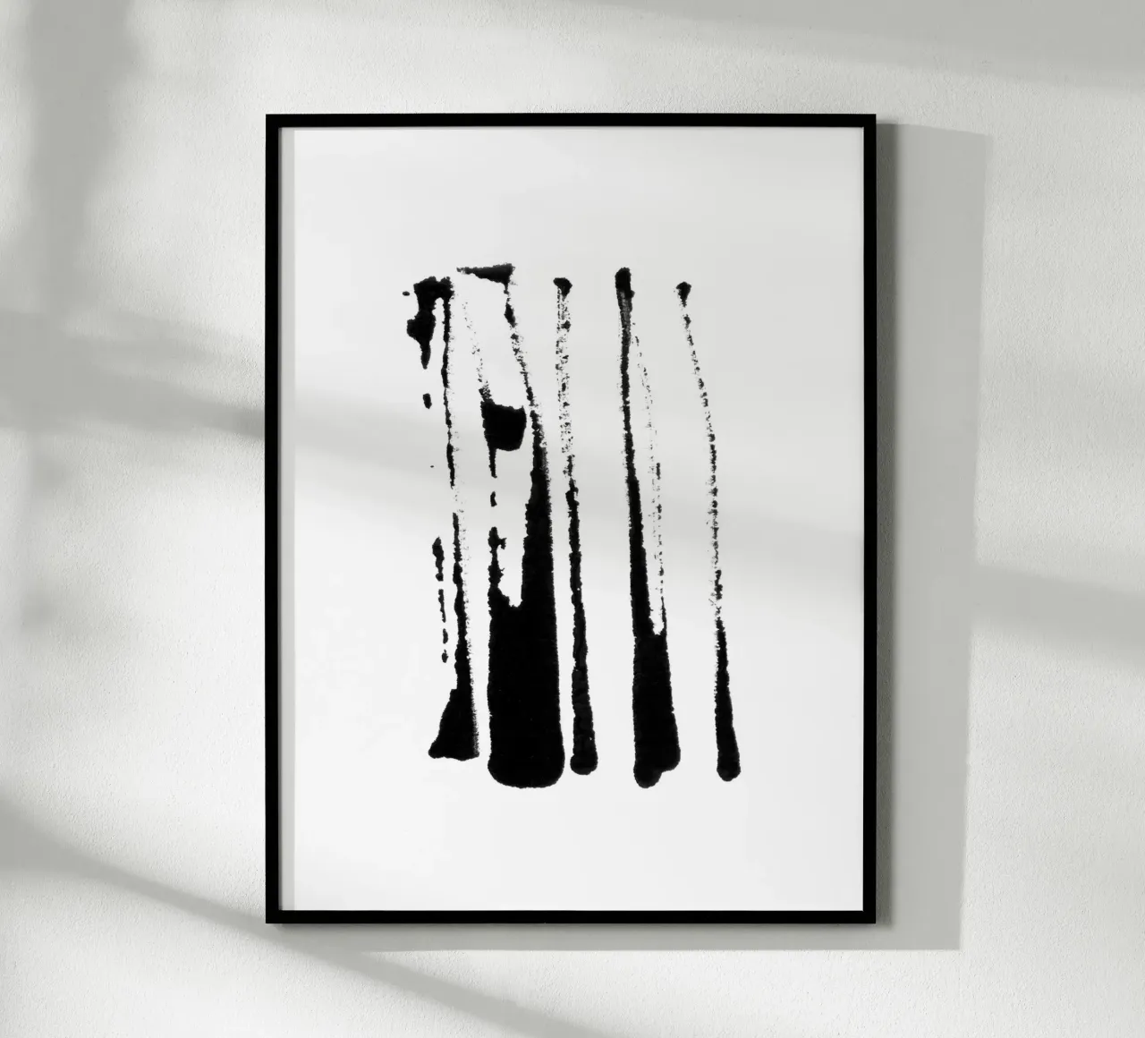 Strokes | Minimal Ink Abstract carta hahnemühle da sabidussi