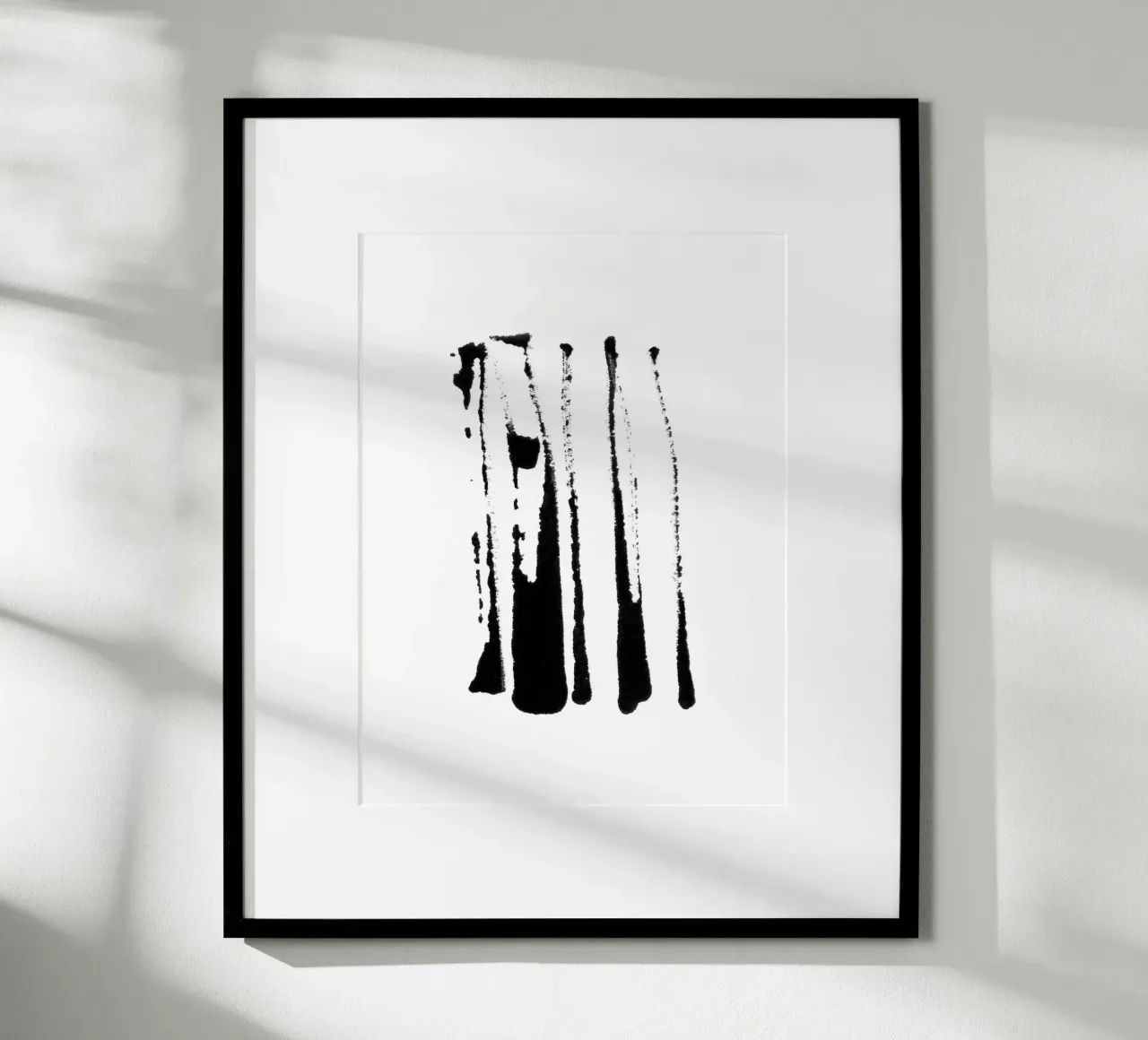 Strokes | Minimal Ink Abstract carta hahnemühle da sabidussi