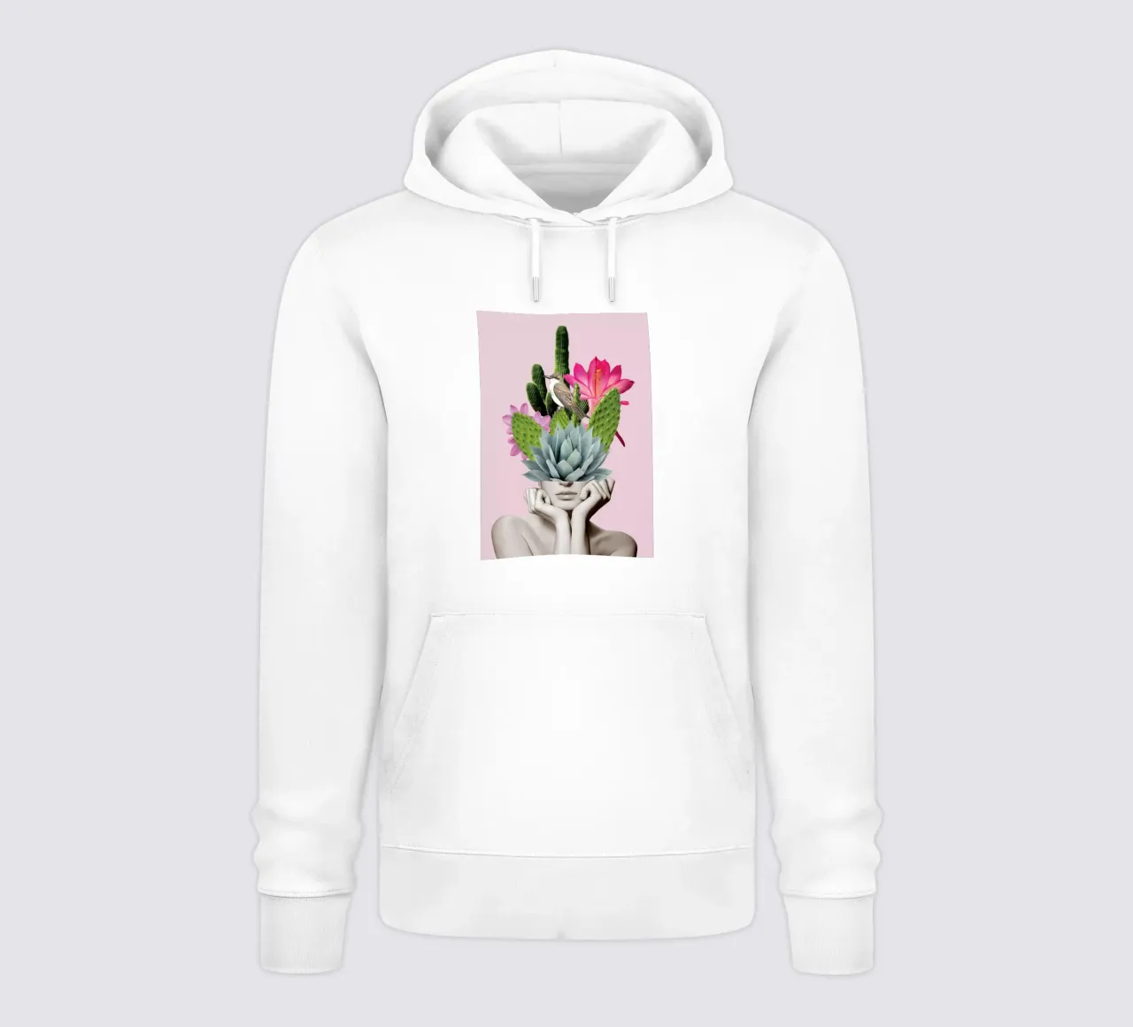 Signora dei cactus felpa con cappuccio da dada22