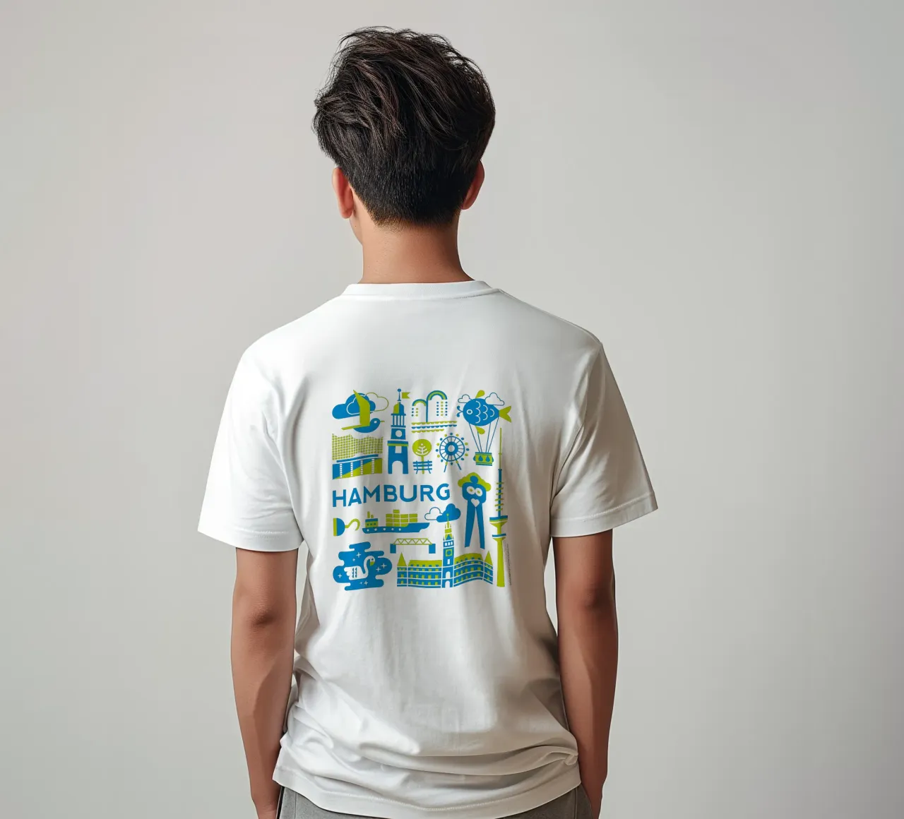 Metropolen - Hamburg T-Shirt von Looks n Brains