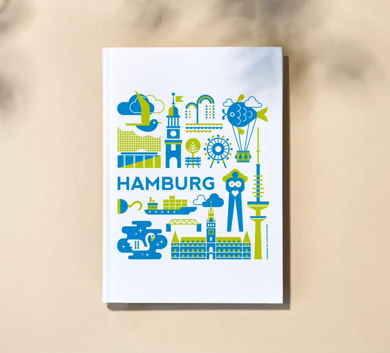 Metropolises - Hamburg notebook by Looks n Brains