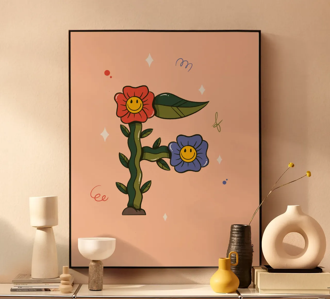 Fleur F plexiglas de Rafa Gomes
