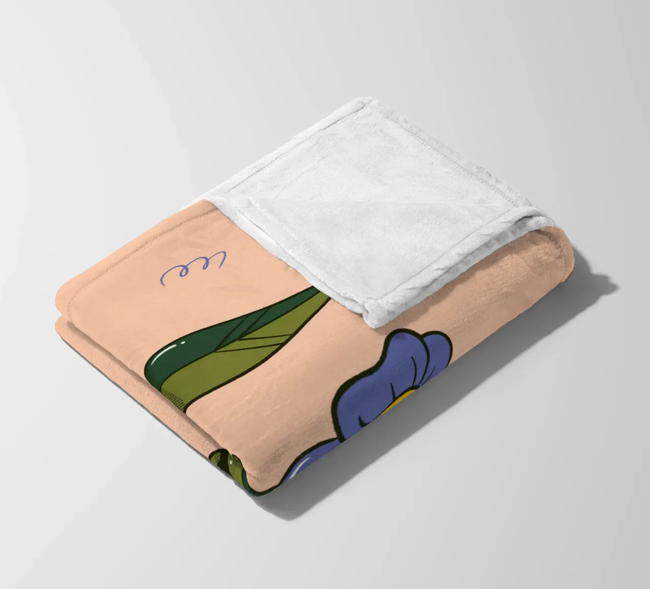 Fiore F coperta in pile da Rafa Gomes