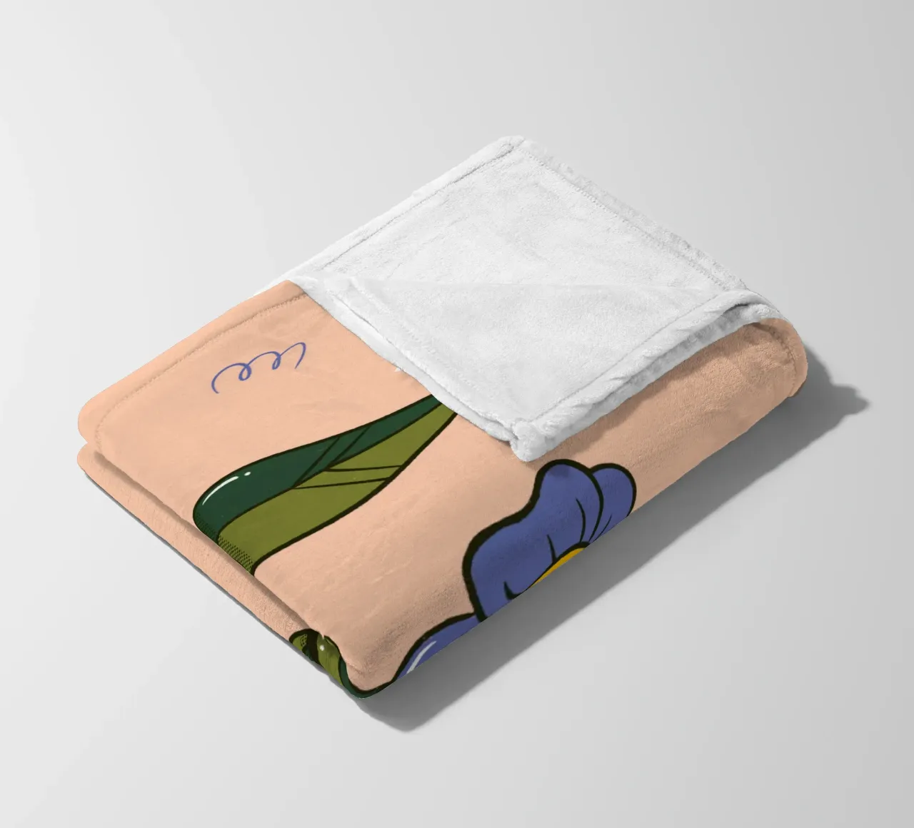 Fiore F coperta in pile da Rafa Gomes