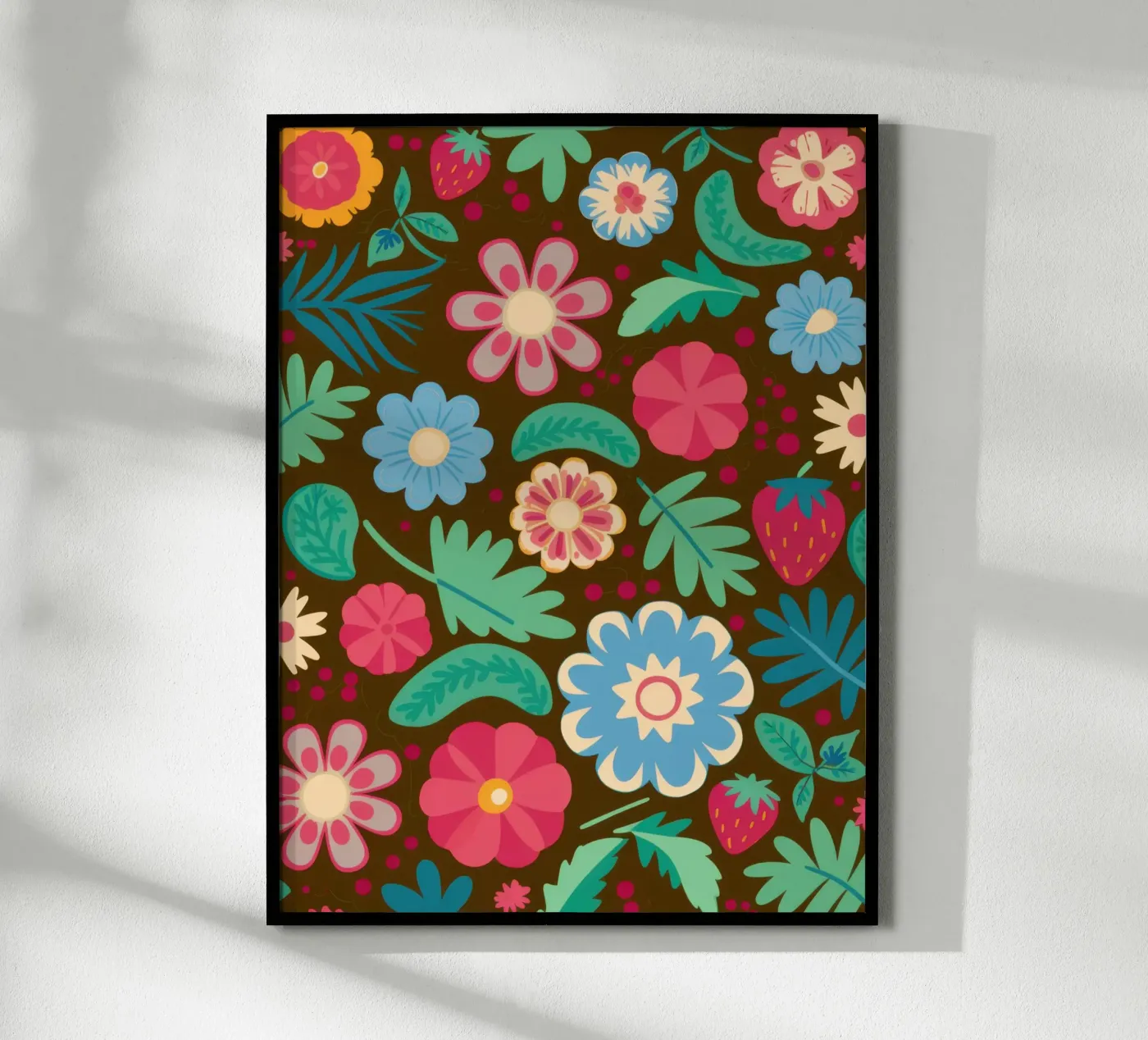 Botanical Dreamscape Pattern poster by Bare Art