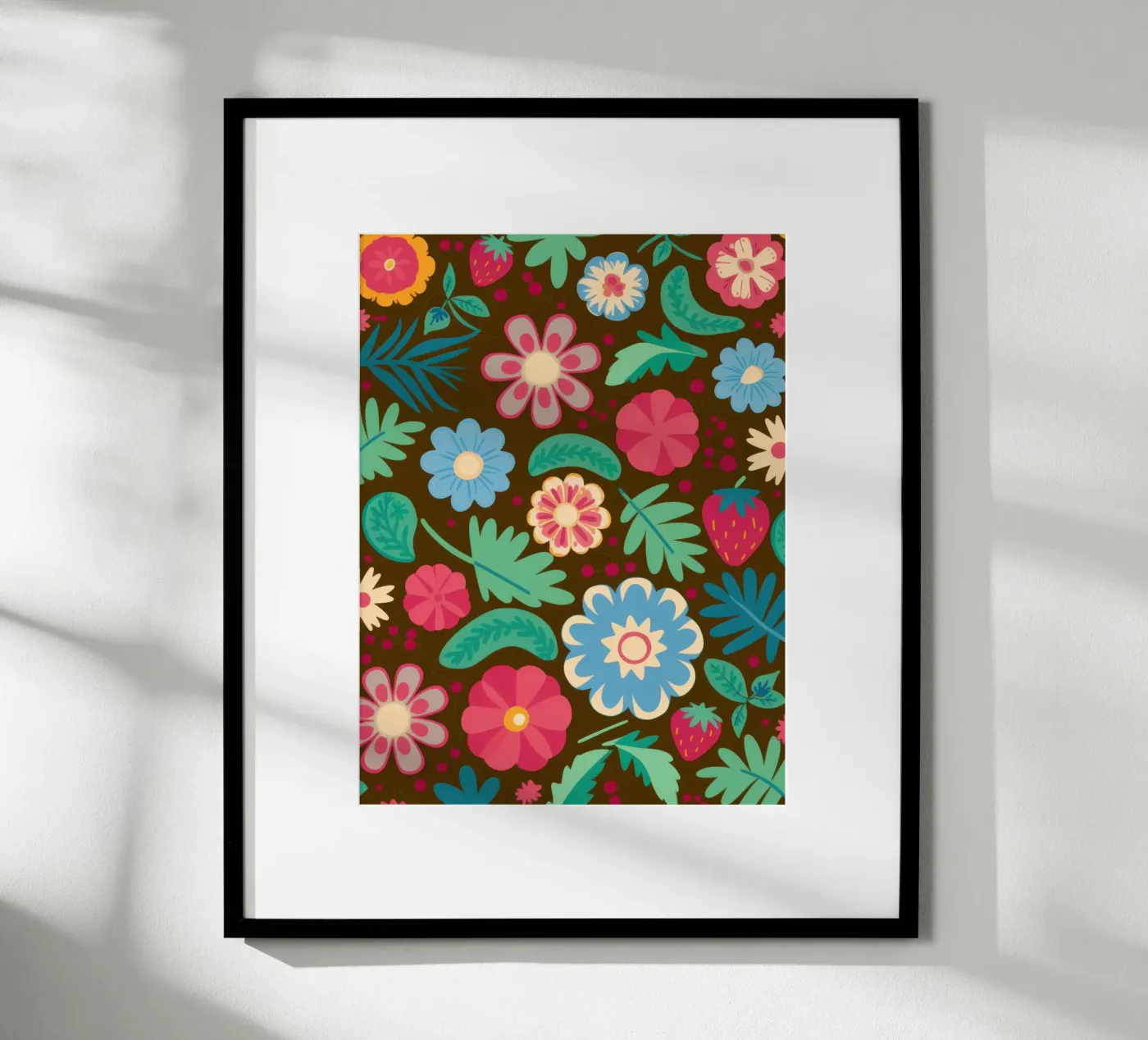 Botanical Dreamscape Pattern poster by Bare Art