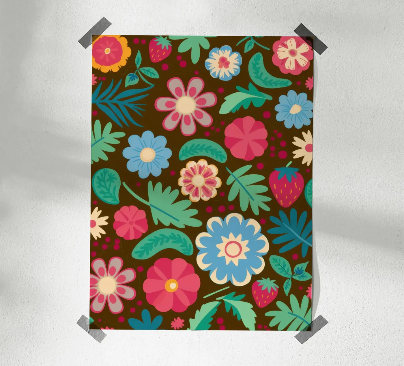 Botanical Dreamscape Pattern poster by Bare Art