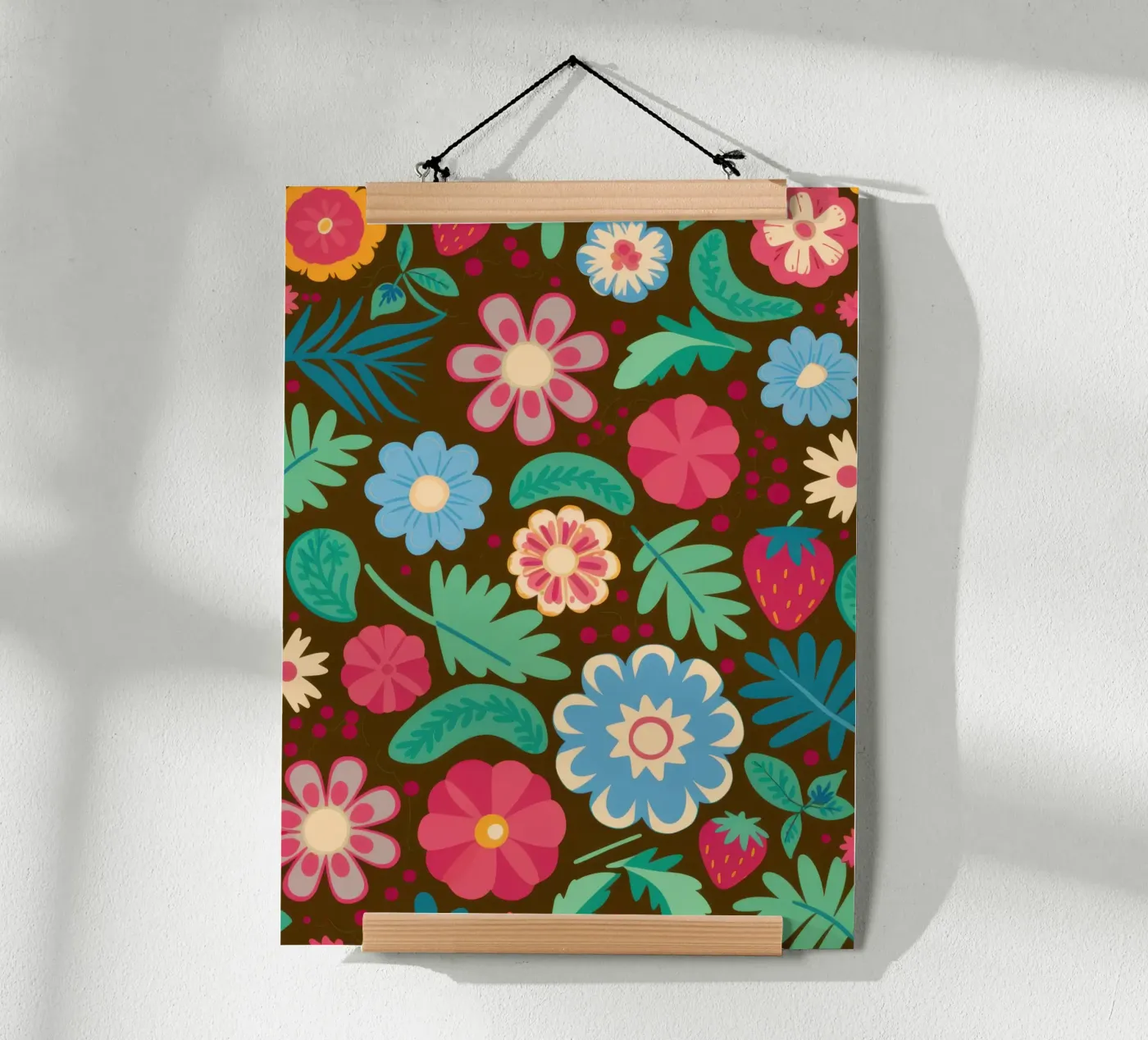 Botanical Dreamscape Pattern poster by Bare Art