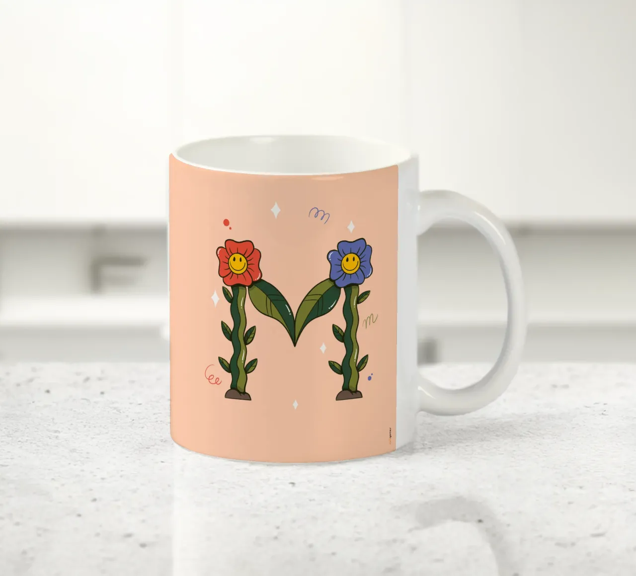 Fiore M tazza in ceramica da Rafa Gomes